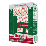 Clearance: Box of 12 Peppermint Red & White Candy Canes