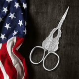 Lady Liberty Scissors & Leather Case Made in USA