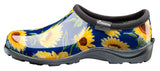 New: Women's Garden Shoe, Sunflower Print Blue: Sunflower Blue Sloggers Made in USA