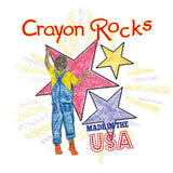 Patriotic  2 Bag Combo Sets of Crayon Rocks Made in USA