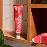 Davids kids+adults premium toothpaste/strawberry watermelon Made in USA