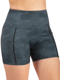 Sale: Blackout Camo Flag Performance Pocketed Sport Short 491WBOB Made in USA