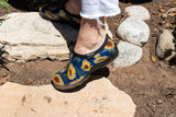 New: Women's Garden Shoe, Sunflower Print Blue: Sunflower Blue Sloggers Made in USA