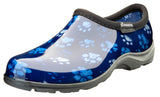 New: Women's Garden Shoe, Grungy Paw Blue Print: Grungy Paw Blue