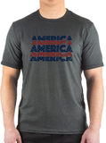 Sale AMERICA SoftTECH™ Short Sleeve Tee 753HLSSCHAB  Made in USA