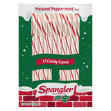 Clearance: Box of 12 Peppermint Red & White Candy Canes