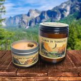 2-Pack of Cabin in Yosemite | Palo Santo Amber Candle: 4 OZ.