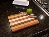 Hardwood Cutting Board - Small 10" x 8" Made in USA