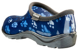 New: Women's Garden Shoe, Grungy Paw Blue Print: Grungy Paw Blue