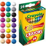 Sale: Crayola Classic Color Crayons, 2-Pack of 24 Count Boxes, Made in USA