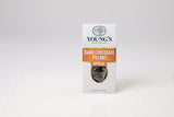 Double Dipped Dark Chocolate Pecans 6 oz Box by Young's Premium Foods