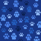 New: Women's Garden Shoe, Grungy Paw Blue Print: Grungy Paw Blue