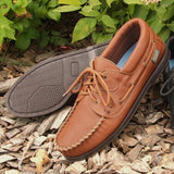 Sale: New Women's Lace-up Deertan Shoes (TPR Soles) Item #297 Made in USA