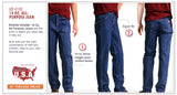 2-Pack of Men's #103 5 Pocket Heavyweight 14oz Jeans by ROUND HOUSE® Made in USA