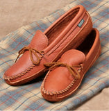 Men's Canoe Sole Moccasins Made in USA by Footskins  440(deerskin), 1440(cowhide), 4440(deertan)
