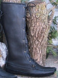 New Men's Knee High Deertan Boots Made in US by Footskin 4740