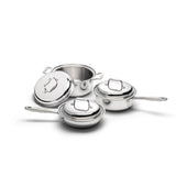 6 Piece Stainless Steel Cookware Set by 360 Cookware USA Made IL006-T