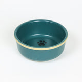 NEW! Set of 2 Small Baltic Brookline Pet Bowls by Emerson Creek Pottery Made in USA 0152687x2pc