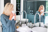 Set of Two Organic Washcloths Made in USA