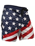 Sale: Men's Board Short USA Flag by WSI Sports Swimsuit Bathing Suit Made in USA 362BSTU