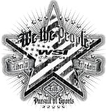 We The People Grey SoftTECH™ Lightweight Hoodie by WSI Sport Made in USA 672BLHP