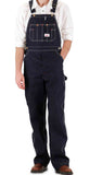 Zipper Fly Blue Denim Bib Overalls by ROUND HOUSE® Made in USA 980