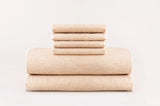 Natural Color Organic Colored Cotton Bed Sheets Set Dye Free Made in USA