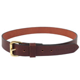 Sale: Brown Smooth Leather Belt Made in USA DP-201-BRN- DP-202-BRN-