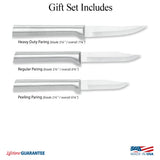 Sale: Paring Knives Galore Gift Box Set by Rada Cutlery Made in USA S01